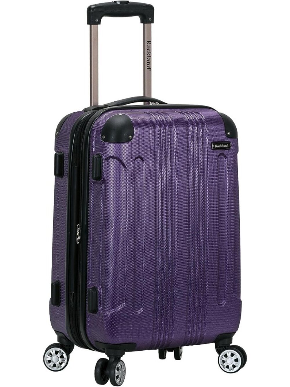 20" Purple Hardside Spinner Carry-On Luggage - Durable, Lightweight Travel Bag